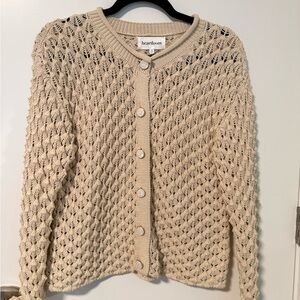 Heartloom Women's Francie ivory Beige Knit Cardigan